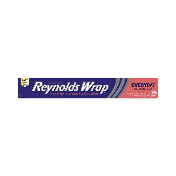 Reynolds Wrap® Standard Aluminum Foil Roll, 12" x 75 ft, Silver (RFPF28015)
