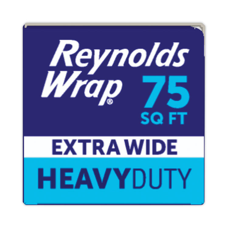 Reynolds Wrap® Heavy Duty Aluminum Foil Roll, 18" x 75 ft, Silver (RFPF28028)