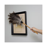 Boardwalk® Professional Ostrich Feather Duster, 16" Wood Handle, 12" Gray Bristle (BWK31FD) Each