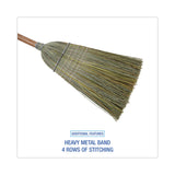 Boardwalk® Warehouse Broom, Yucca Corn Fiber Bristles, 56" Overalll Length, Natural, 12/Carton (BWK932YCT) Case of 12