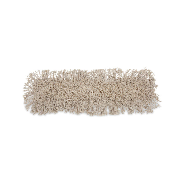 Boardwalk® Mop Head, Dust, Cotton, 24 x 3, White (BWK1024) Each