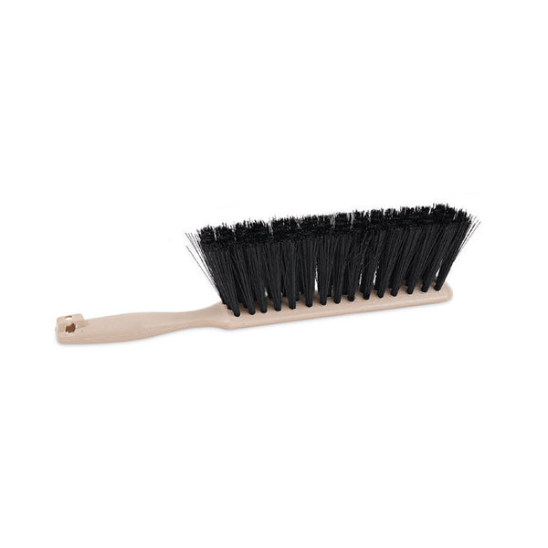 Boardwalk® Counter Brush, Black Polypropylene, 4.5" Brush, 3.5" Tan Plastic Handle (BWK5308)