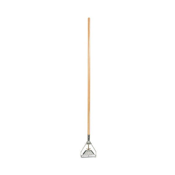 Boardwalk® Quick Change Metal Head Mop Handle for No. 20 and Up Heads, 62" Wood Handle (BWK605)