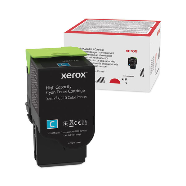 Xerox® 006R04365 High-Yield Toner, 5,500 Page-Yield, Cyan (XER006R04365)