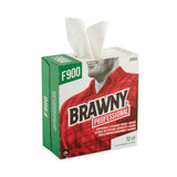 Brawny® Professional FLAX 900 Heavy Duty Cloths, 9 x 16.5, White, 72/Box, 10 Box/Carton (GPC29608) Case of 720