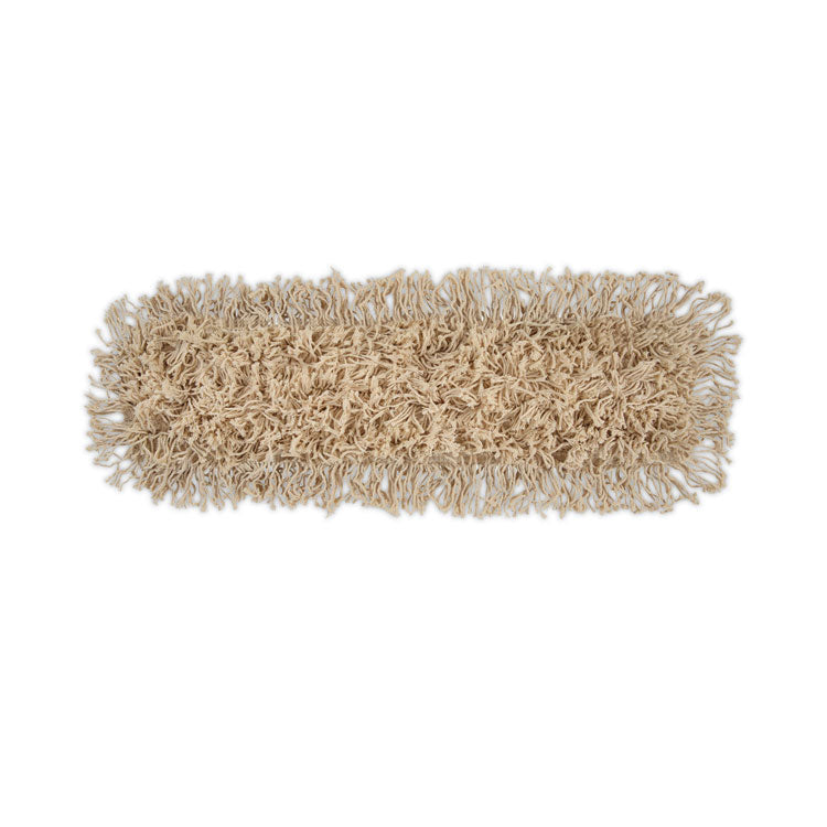 Boardwalk® Industrial Dust Mop Head, Hygrade Cotton, 24w x 5d, White (BWK1324) Each