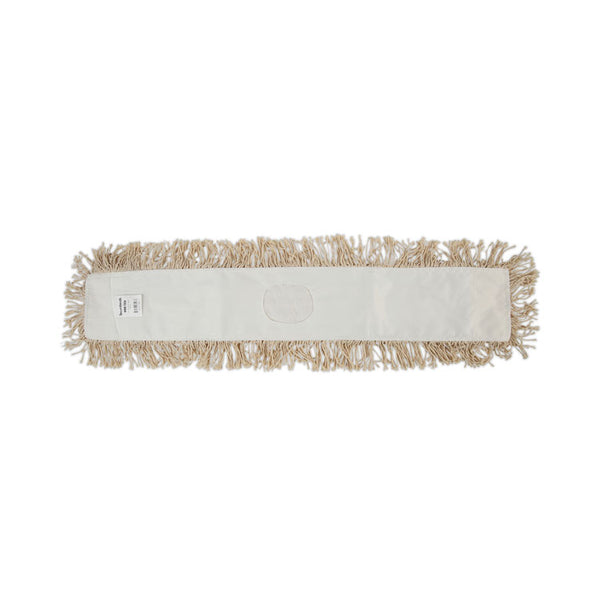 Boardwalk® Industrial Dust Mop Head, Washable, Hygrade Cotton, 36w x 5d, White (BWK1336) Each