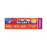 Hefty® Slider Stand and Fill Food Storage Bags, Quart, 8" x 7", Clear, 40 Bags/Box, 9 Boxes/Carton (RFPR88075CT) Case of 360