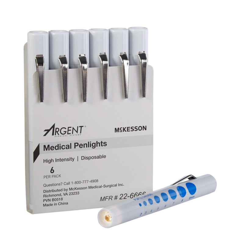 McKesson Penlight White Light 4-1/2 Inch Disposable (193987_PK) 6/PK