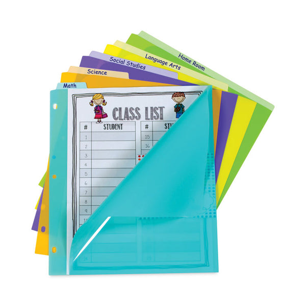 C-Line® Index Dividers with Vertical Tab, 5-Tab, 11.5 x 10, Assorted, 1 Set (CLI07150)