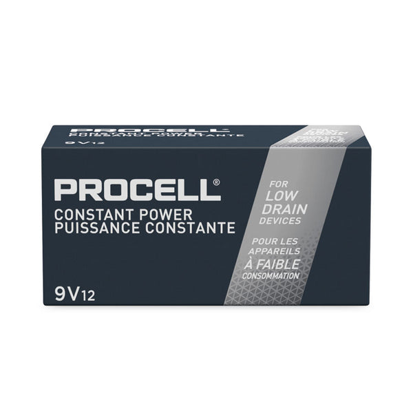 Procell® Professional Alkaline 9V Batteries, 12/Box (DURPC1604BKD) Box of 12