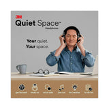 3M™ Quiet Space Headphones, Black (MMMQUIETSPSIOC)