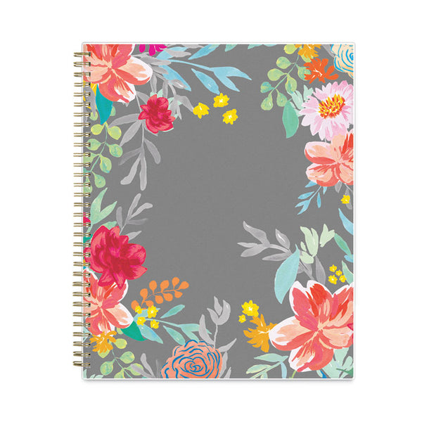 Sophie Frosted Weekly/Monthly Planner, Floral Artwork, 11 x 8.5, Multicolor Cover, 12-Month (Jan to Dec): 2025 (BLS140087) Each