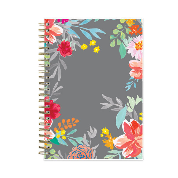 Sophie Frosted Weekly/Monthly Planner, Floral Artwork, 8 x 5, Multicolor Cover, 12-Month (Jan to Dec): 2025 (BLS140088) Each