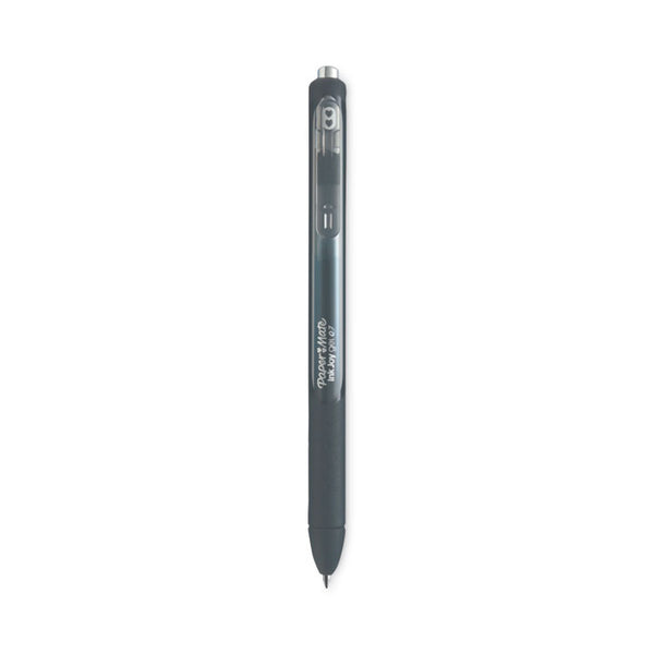 InkJoy Gel Pen, Retractable, Medium 0.7 mm, Black Ink, Black/Smoke Barrel, 3/Pack (PAP1951637) Pack of 3