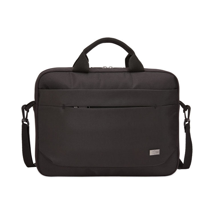 Case Logic® Advantage Laptop Attache, Fits Devices Up to 15.6", Polyester, 16.1 x 2.8 x 13.8, Black (CLG3203988)