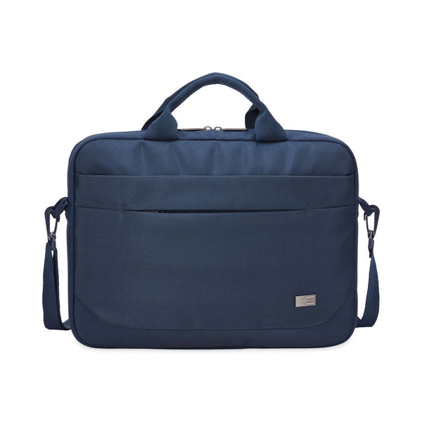 Case Logic® Advantage Laptop Attache, Fits Devices Up to 14", Polyester, 14.6 x 2.8 x 13, Dark Blue (CLG3203987)