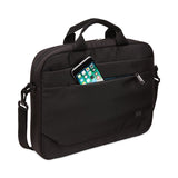 Case Logic® Advantage Laptop Attache, Fits Devices Up to 14", Polyester, 14.6 x 2.8 x 13, Black (CLG3203986)