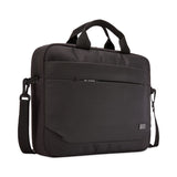 Case Logic® Advantage Laptop Attache, Fits Devices Up to 14", Polyester, 14.6 x 2.8 x 13, Black (CLG3203986)