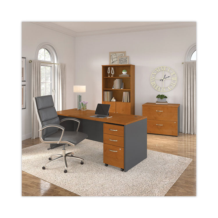 Bush® Series C Collection Desk Shell, 71.13" x 29.38" x 29.88", Natural Cherry/Graphite Gray (BSHWC72436) Each