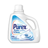 Purex® Free and Clear Liquid Laundry Detergent, Unscented, 150 oz Bottle (DIA05020EA) Each