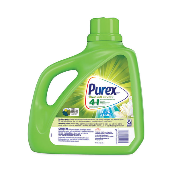 Purex® Ultra Natural Elements HE Liquid Detergent, Linen and Lilies, 150 oz Bottle (DIA01134EA)