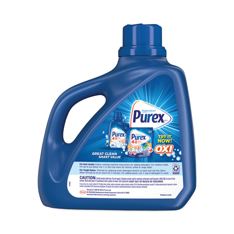 Purex® Liquid Laundry Detergent, Mountain Breeze, 150 oz Bottle, 4/Carton (DIA05016CT) Case of 4