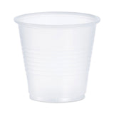 Dart® High-Impact Polystyrene Cold Cups, 3.5 oz, Translucent, 100 Cups/Sleeve, 25 Sleeves/Carton (DCCY35) Case of 2500