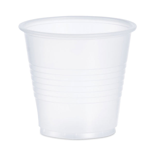 Dart® High-Impact Polystyrene Cold Cups, 3.5 oz, Translucent, 100 Cups/Sleeve, 25 Sleeves/Carton (DCCY35)