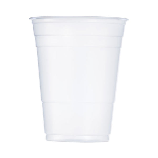 Dart® SOLO Party Plastic Cold Drink Cups, 16 oz, 50/Sleeve, 20 Sleeves/Carton (DCCP16) Case of 1000