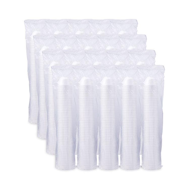 Dart® Foam Container, Squat, 6 oz, White, 50/Pack, 20 Packs/Carton (DCC6B12) Case of 1000