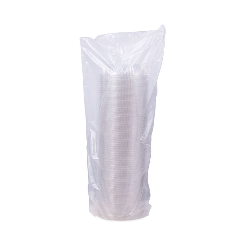 PresentaBowls Clear Bowls, 8 oz, 5.3" Diameter x 1.4" h, Clear, Plastic, 504/Carton (DCCPET8B) Case of 504