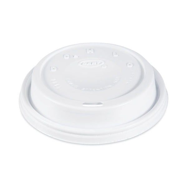 SOLO® Cappuccino Dome Sipper Lids, Fits 12 oz to 24 oz Cups, White, 1,000/Carton (DCC16EL)