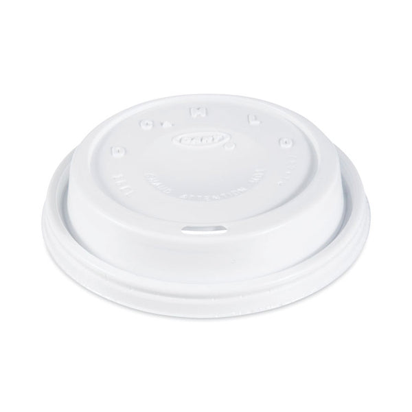 SOLO® Cappuccino Dome Sipper Lids, Fits 12 oz to 24 oz Cups, White, 1,000/Carton (DCC16EL) Case of 1000