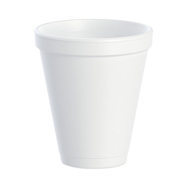 Dart® Foam Drink Cups, 12 oz, White, 1,000/Carton (DCC12J16)