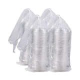 Dart® PresentaBowls Clear Dome Lids, 7.3 Diameter x 1.1 h, Clear, Plastic, 63 Lids/Bag, 4 Bags/Carton (DCCC64BDL) 4 Bags of 63