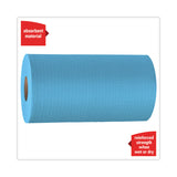 WypAll® General Clean X60 Cloths, Small Roll, 9.8 x 13.4, Blue, 130/Roll, 12 Rolls/Carton (KCC35411)