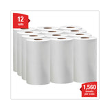 WypAll® General Clean X60 Cloths, Small Roll, 9.8 x 13.4, White, 130/Roll, 12 Rolls/Carton (KCC35401) 12 Boxes of 130