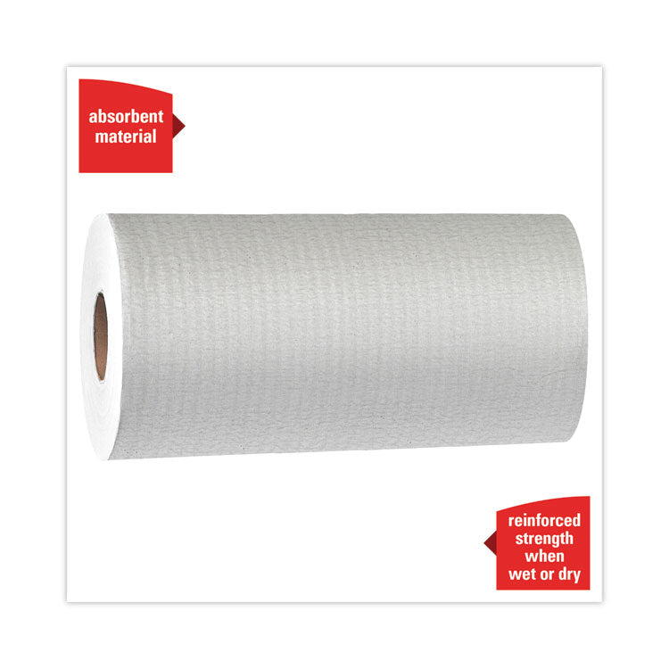 WypAll® General Clean X60 Cloths, Small Roll, 9.8 x 13.4, White, 130/Roll, 12 Rolls/Carton (KCC35401) 12 Boxes of 130