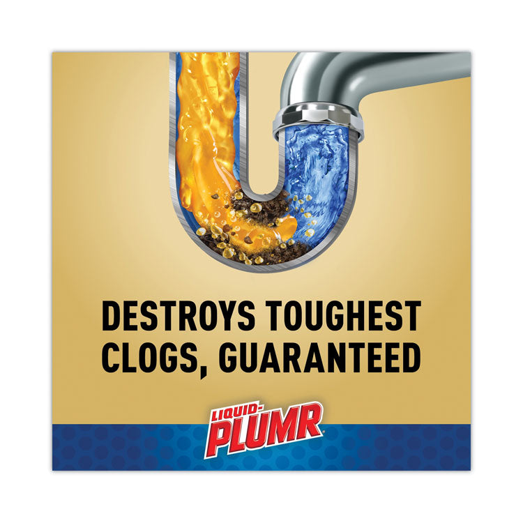 Liquid Plumr® Clog Destroyer + PipeGuard, Gel, 80 oz, 6/Carton (CLO00228CT) Case of 6