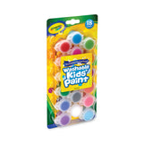 Crayola® Washable Paint, 18 Assorted Colors, Interconnected 3 oz Cups (CYO540125) Each