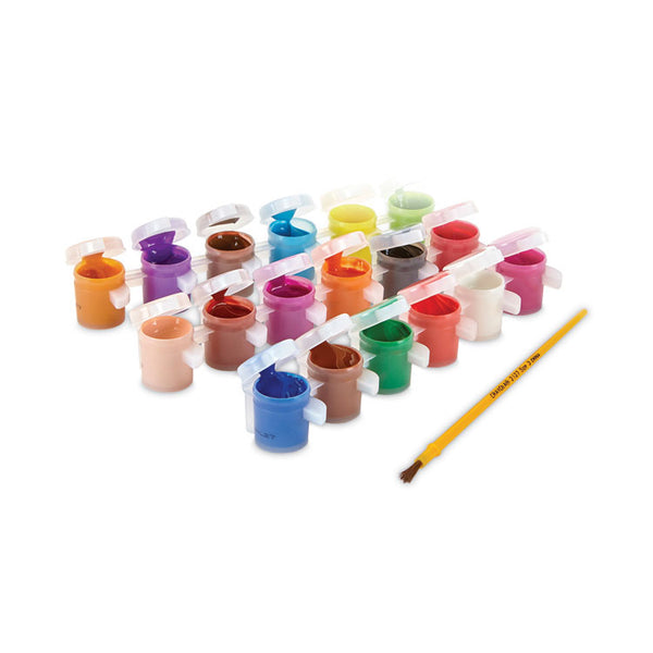 Crayola® Washable Paint, 18 Assorted Colors, Interconnected 3 oz Cups (CYO540125) Each