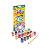 Crayola® Washable Paint, 18 Assorted Colors, Interconnected 3 oz Cups (CYO540125) Each