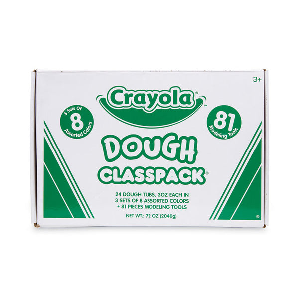 Crayola® Dough Classpack, 3 oz, 8 Assorted Colors (CYO570174) Box of 48