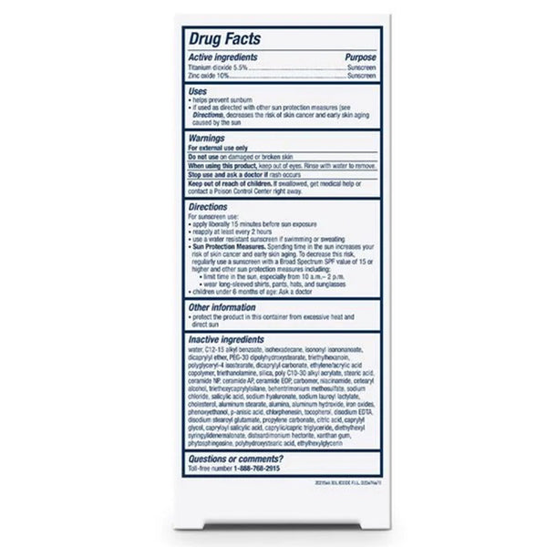 CeraVe® Hydrating Mineral Sunscreen Face Sheer Tint Sunscreen SPF30 Lotion 1.7 oz. Tube (1253467_EA) 1/EA