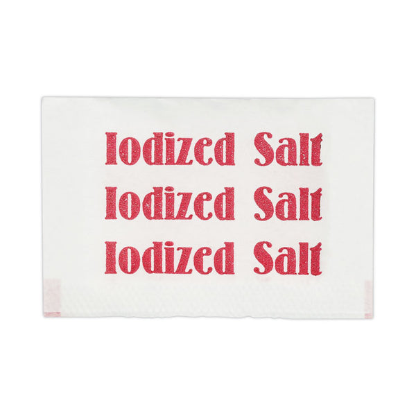 Office Snax® Iodized Salt Packets, 0.75 g Packet, 3,000/Box (OFX15261)