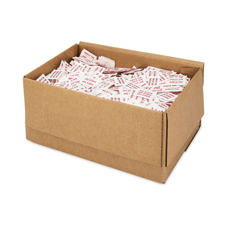 Office Snax® Iodized Salt Packets, 0.75 g Packet, 3,000/Box (OFX15261) Case of 3000