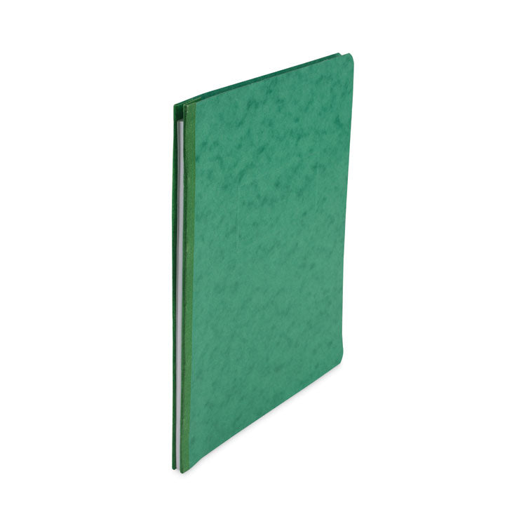 ACCO Pressboard Report Cover with Tyvek Reinforced Hinge, Two-Piece Prong Fastener, 3" Capacity, 8.5 x 11, Dark Green/Dark Green (ACC25976)