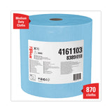 WypAll® X70 Cloths, Jumbo Roll, 12.4 x 12.2, Blue, 870/Roll (KCC41611) 1 Roll