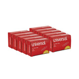 Universal® Paper Clips, #1, Smooth, Silver, 100 Clips/Box, 10 Boxes/Pack (UNV72210) 10 Boxes of 100